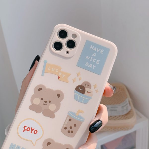 Brown Bear Kawaii iPhone Case | FinishifyStore