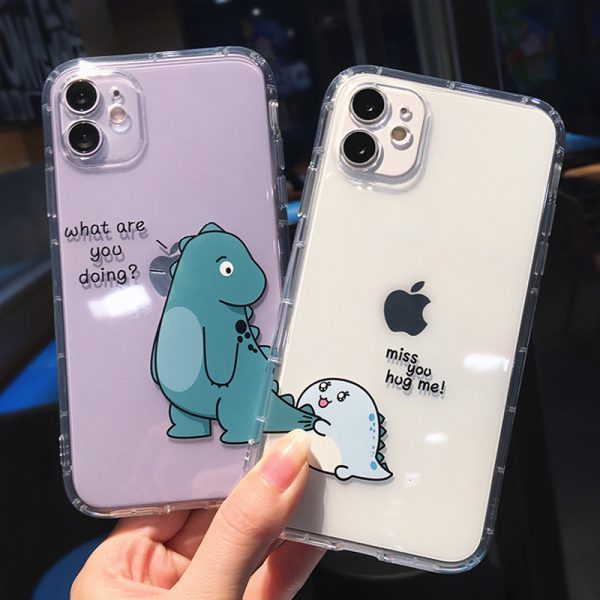 Couple Dinosaur iPhone Case - FinishifyStore
