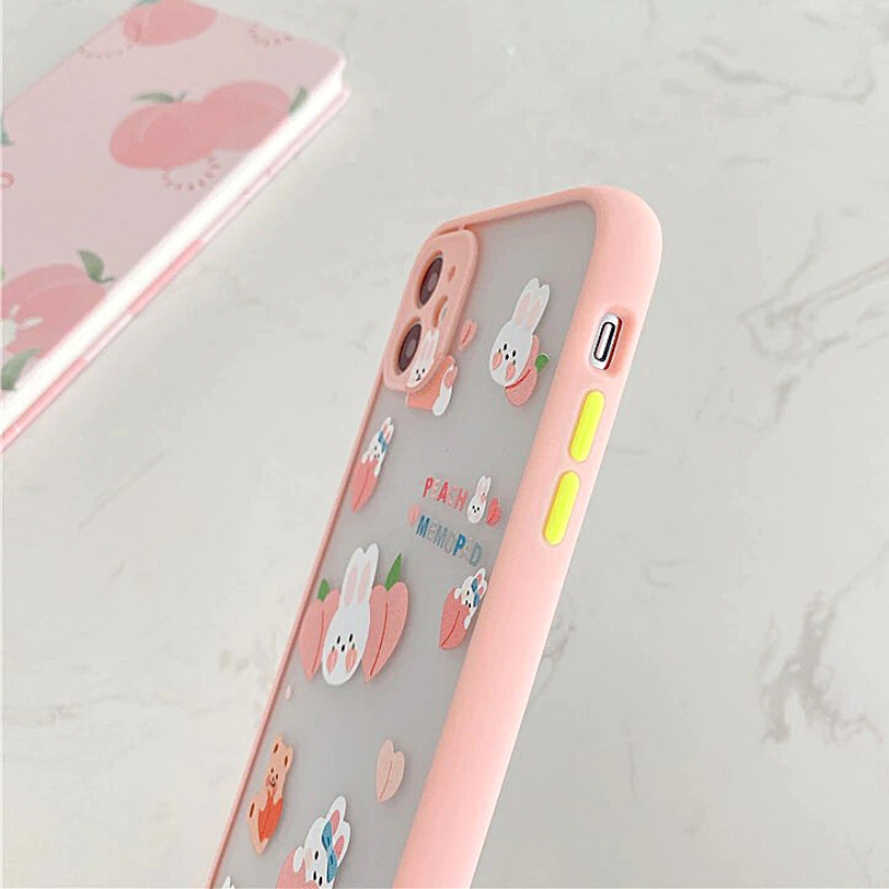 Peach Bunny iPhone Case