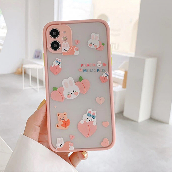Peach Bunny iPhone Xr Case