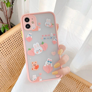 Peach Bunny iPhone 11 Case