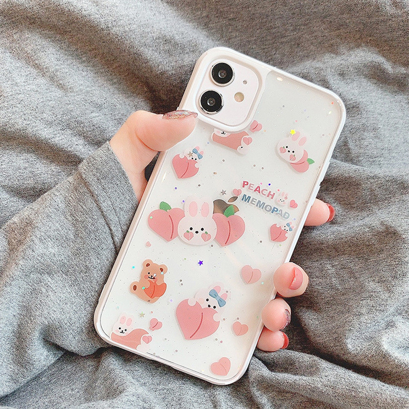 Glitter Kawaii iPhone 12 Case - FinishifyStore