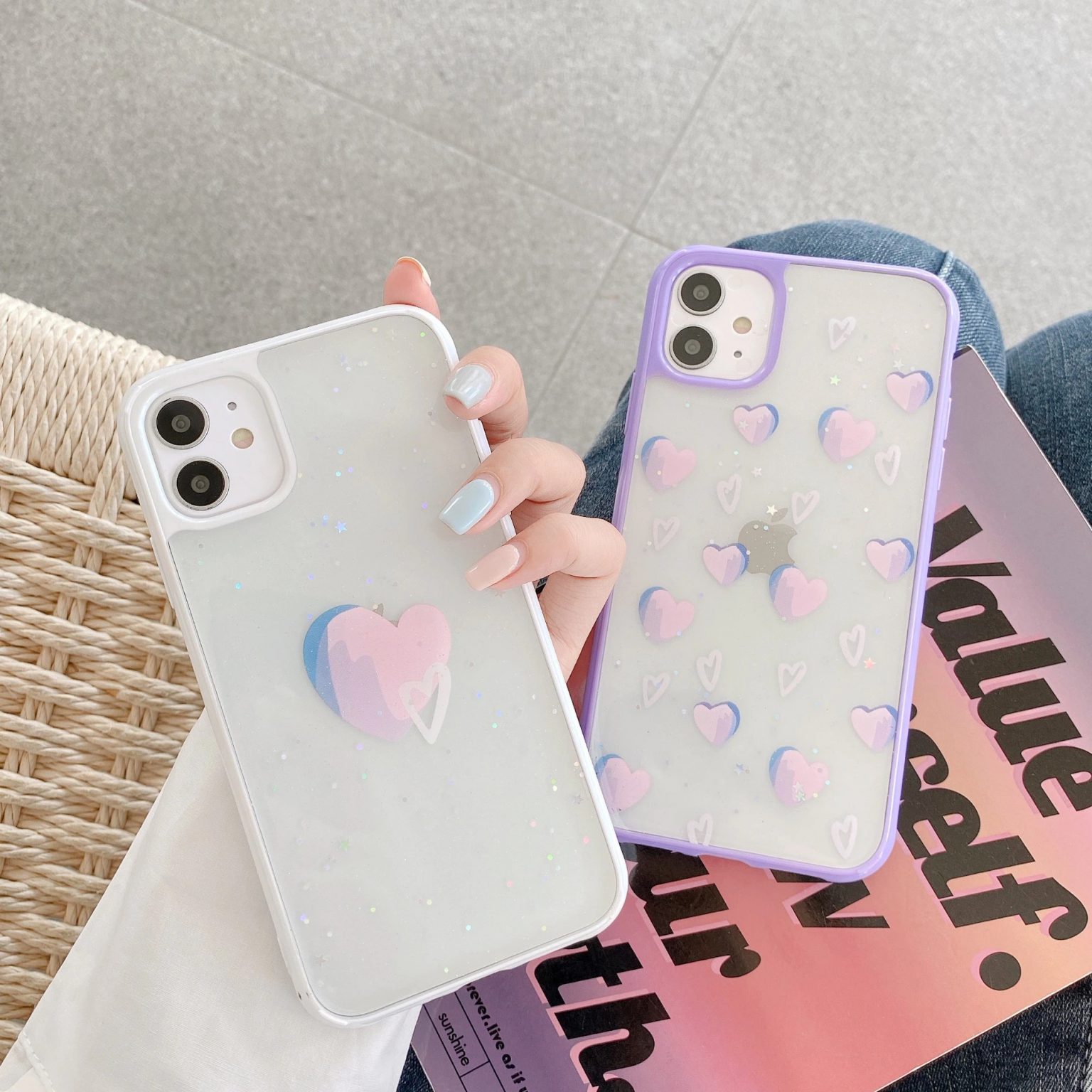 Purple Heart iPhone Case | FinishifyStore