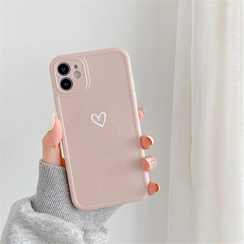 Glossy Hearts iPhone 12 Case - FinishifyStore