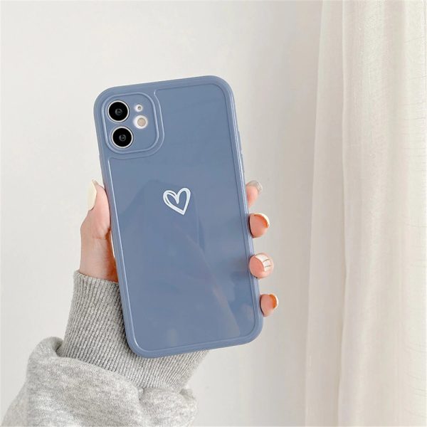 Little Hearts Blue iPhone 11 Case