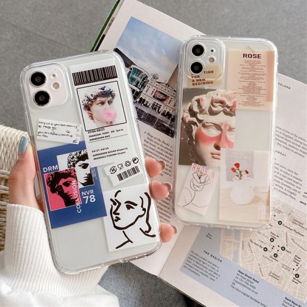 Louvre Stickers iPhone Case - FinishifyStore