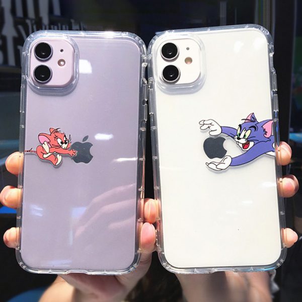 Tom And Jerry Print iPhone Case - FinishifyStore