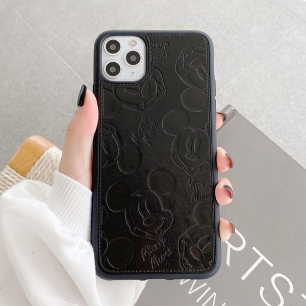 Mickey Mouse Embroidery iPhone 12 Case