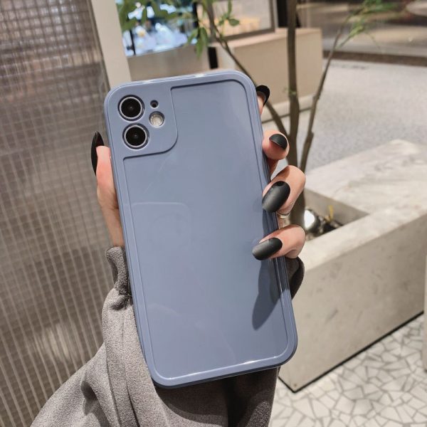 Blue Matte iPhone 12 Case