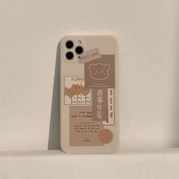 Brown Kawaii iPhone 12 Pro Max Case