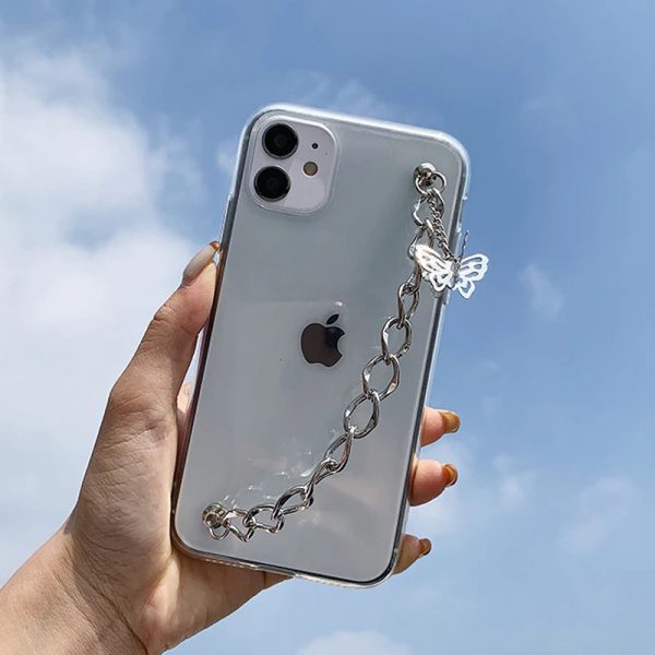 Butterfly Chain iPhone 12 Case - FinishifyStore