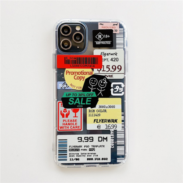 Collage Stickers iPhone 12 Pro Max Case