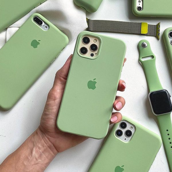 Liquid Green Silicone iPhone Case - FinishifyStore