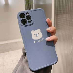 Polar Bear Kawaii iPhone 14 Pro Max Case