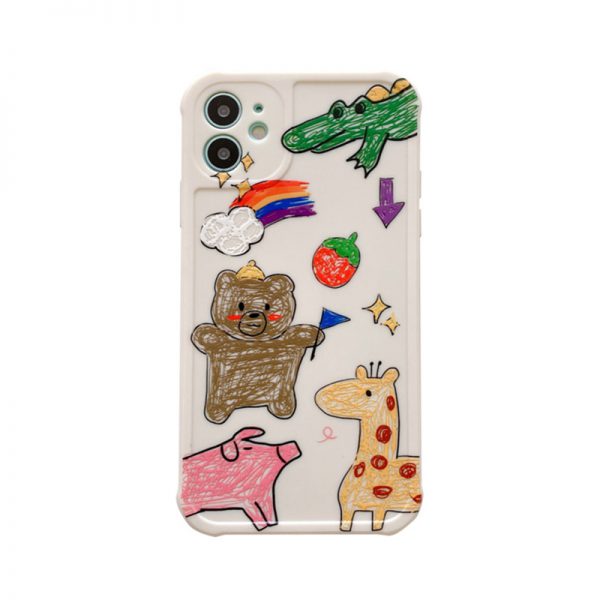 Animal Painting iPhone 11 Cases