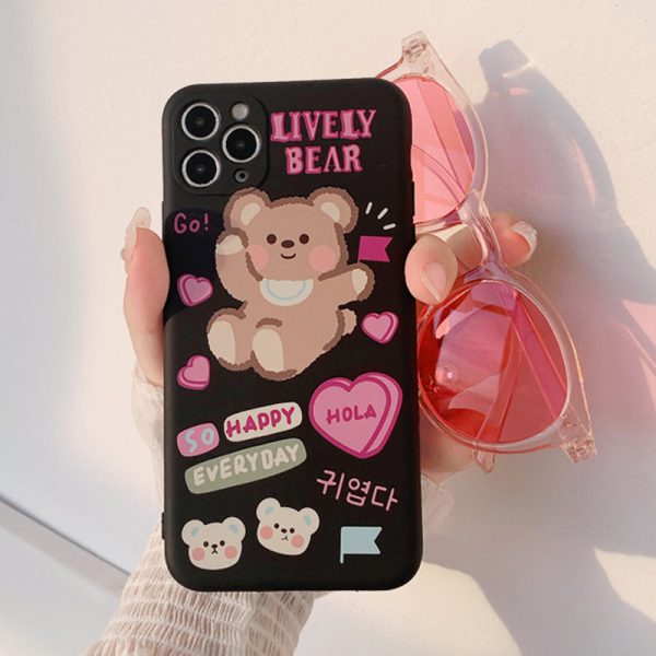 Teddy Bear Happy iPhone Case