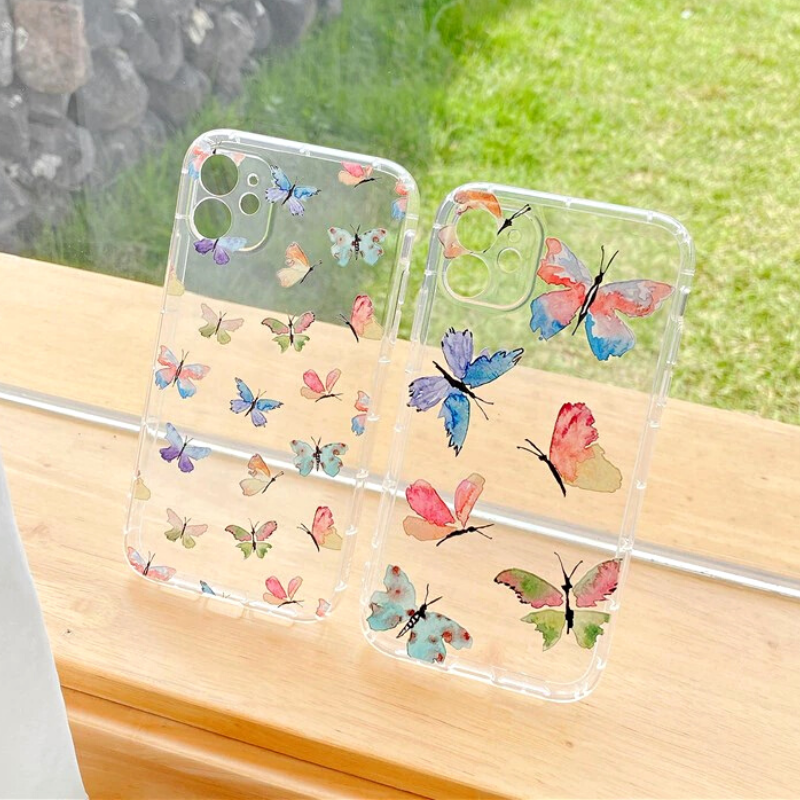Watercolor Butterfly Cases - FinishifyStore