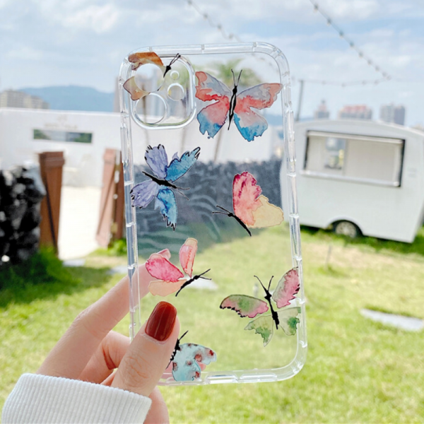 Watercolor butterfly print case - finishifystore