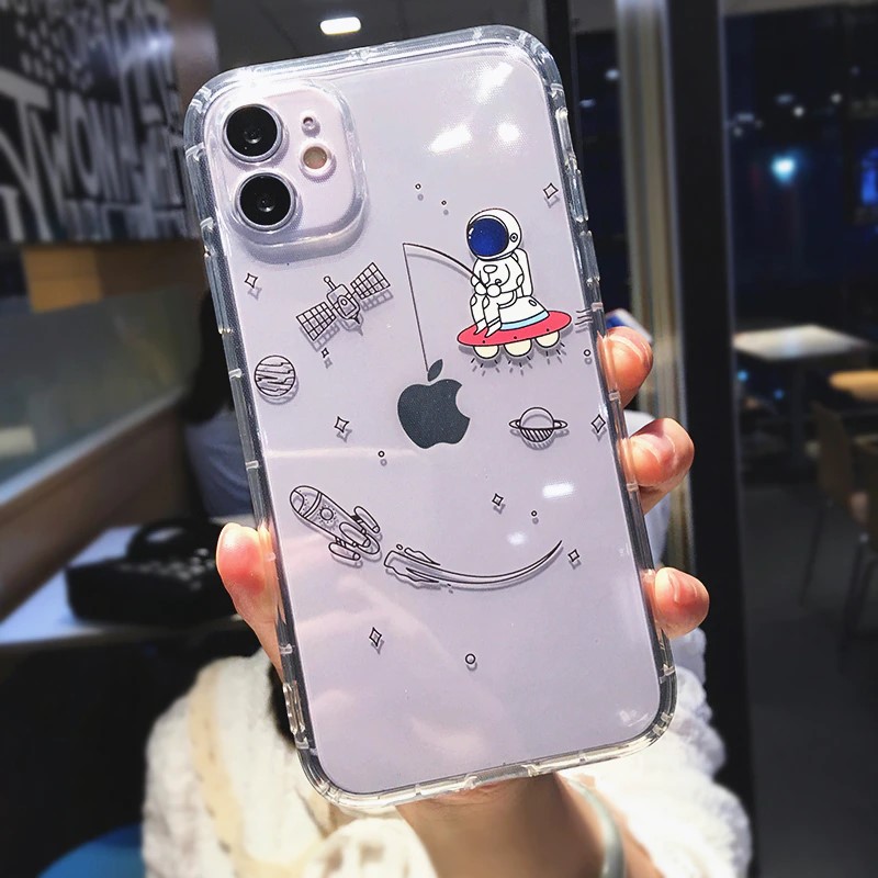 Astronauts & Galaxy iPhone case | FinishifyStore