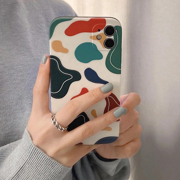 Abstract Colors iPhone 12 Case - FinishifyStore