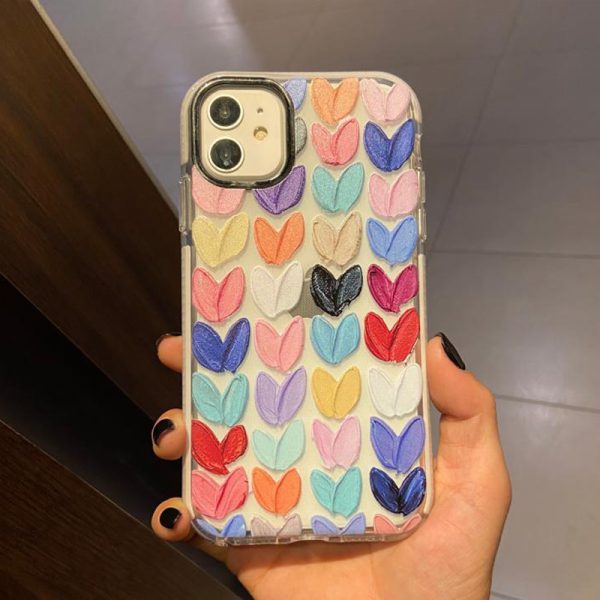 Polka Hearts iPhone Case - FinishifyStore