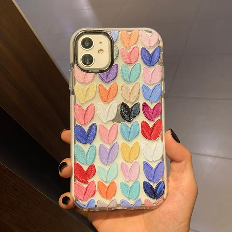 Polka Hearts iPhone Case - FinishifyStore
