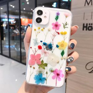 Colorful Pressed Flowers iPhone Case - FinishifyStore