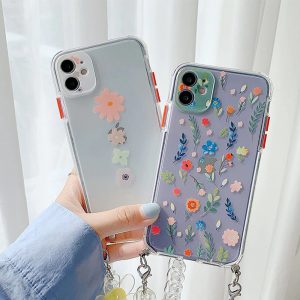 Flowers Clear iPhone Case - FinishifyStore