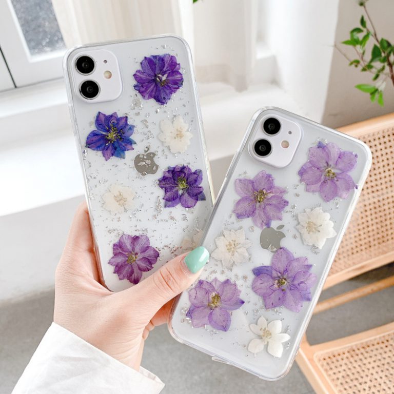 Purple Flowers iPhone Case FinishifyStore