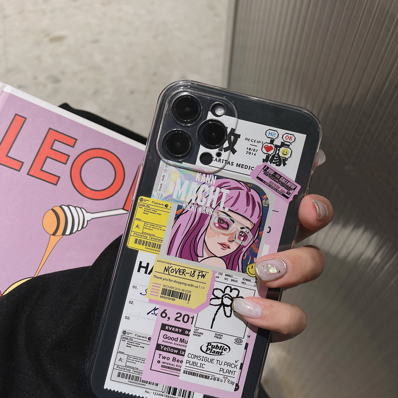 Anime Stickers iPhone 12 Case