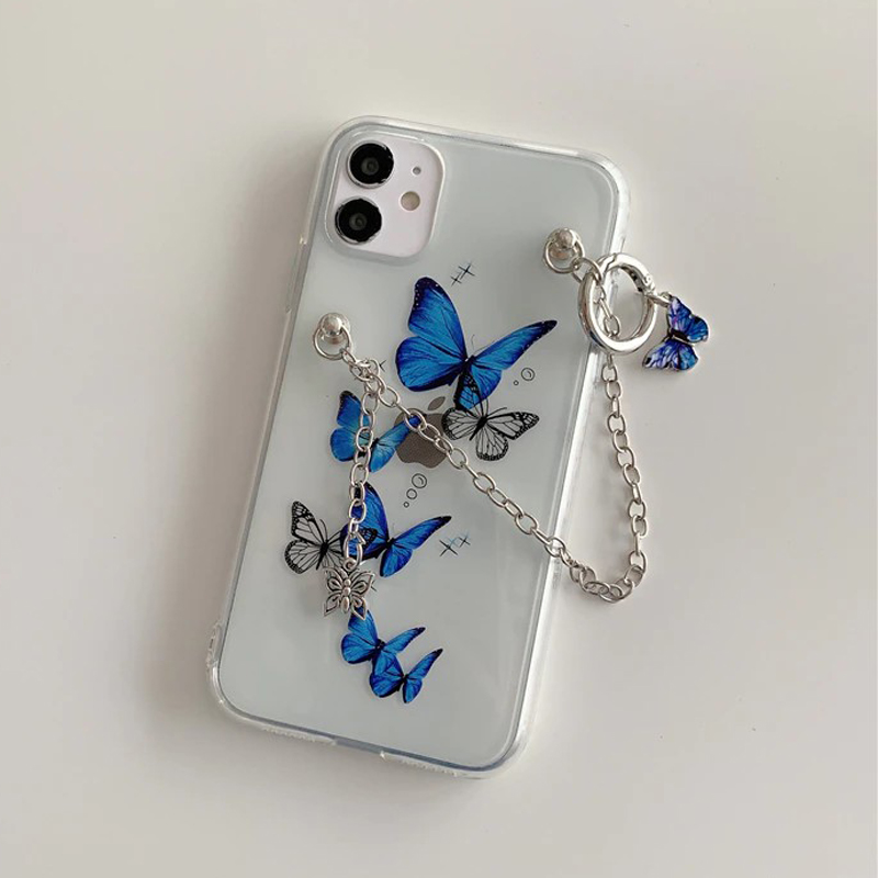 Blue Butterfly iPhone Case