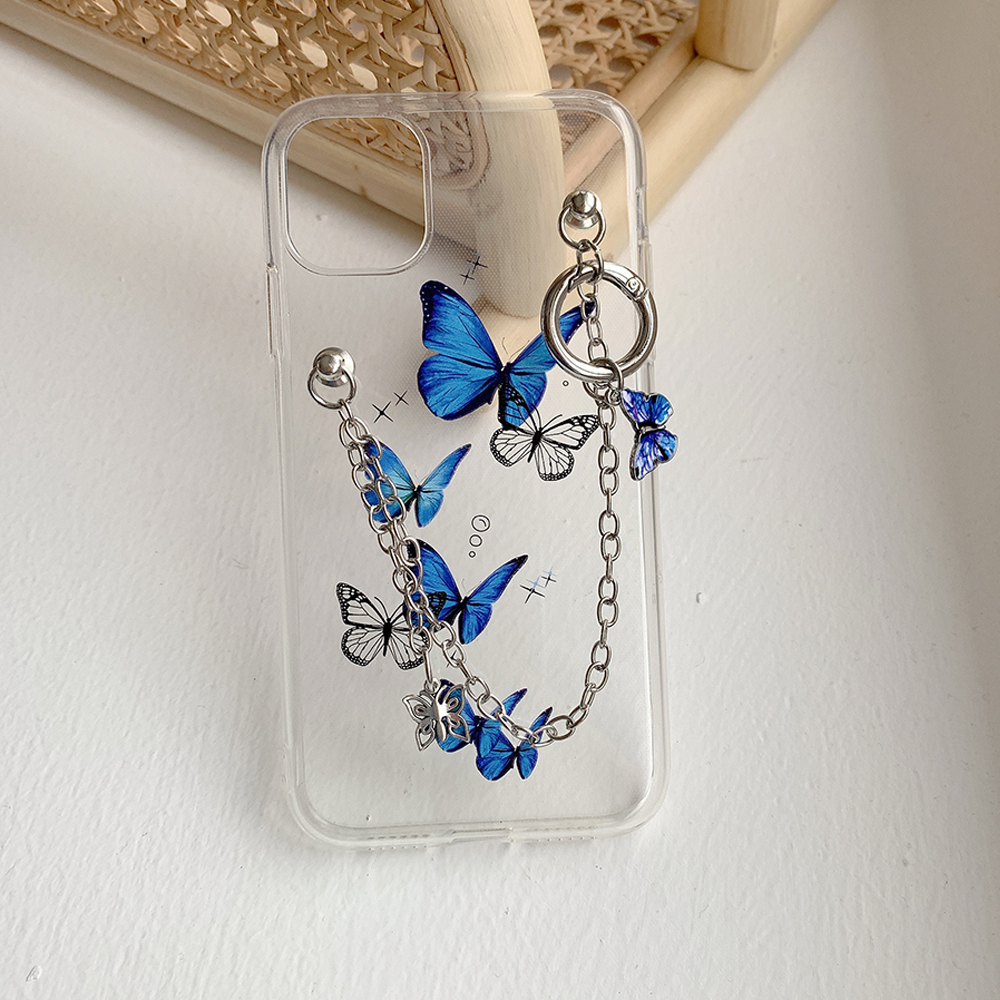 Blue Butterfly iPhone 12 Case
