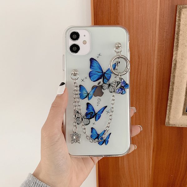 Blue Butterfly iPhone 12 Case