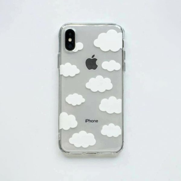 Clear Cloud iPhone X Case