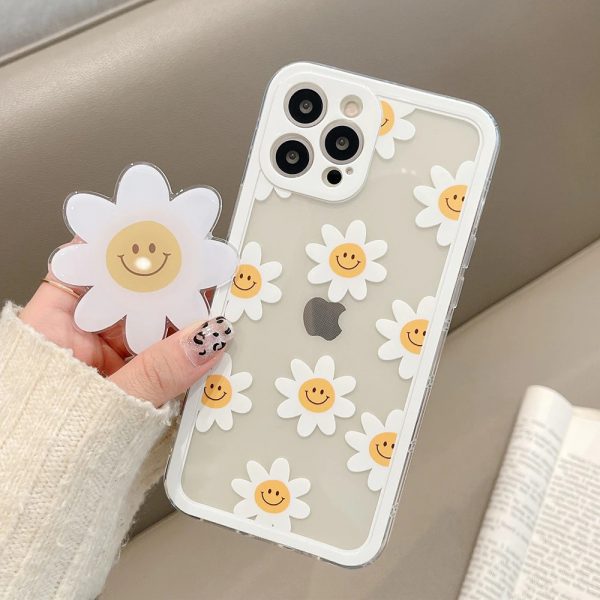 Clear Daisy iPhone 12 Pro Max Case