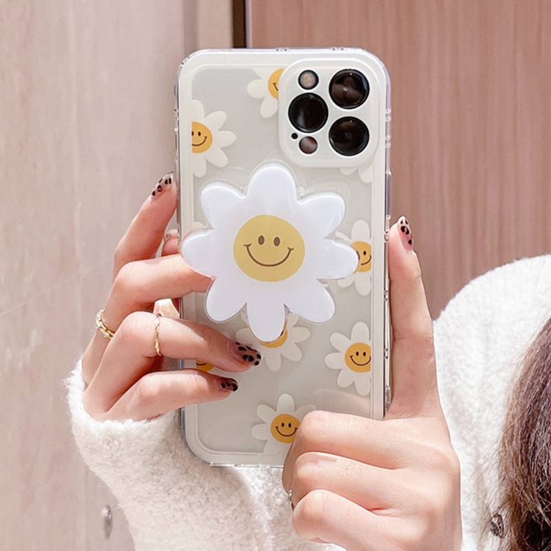 Clear Daisy iPhone 13 Pro Max Case