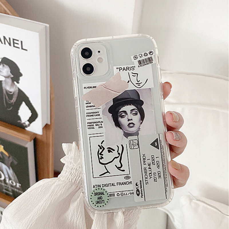Collage Clear iPhone 11 Case