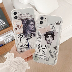 Collage Clear iPhone Case