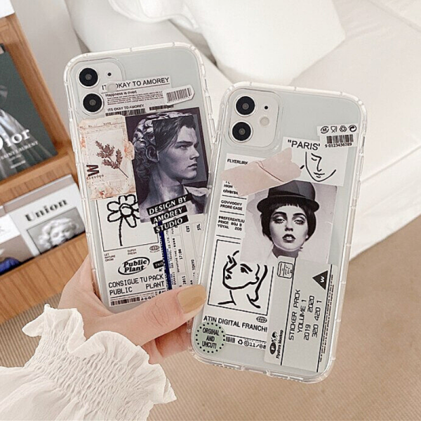 Collage Clear iPhone Case