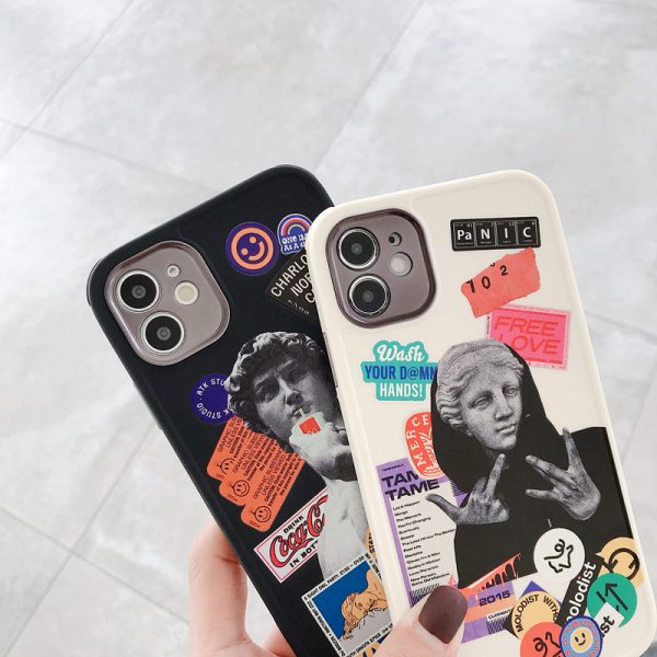 Collage Labels iPhone 13 Cases