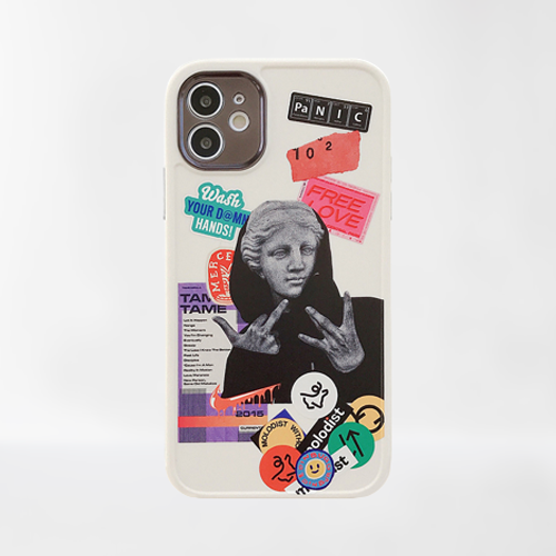 Collage Labels iPhone 11 Cases