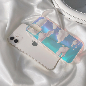 Holographic Cloud iPhone Case | FinishifyStore