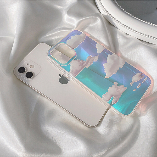 Holographic Cloud iPhone 12 Case - FinishifyStore