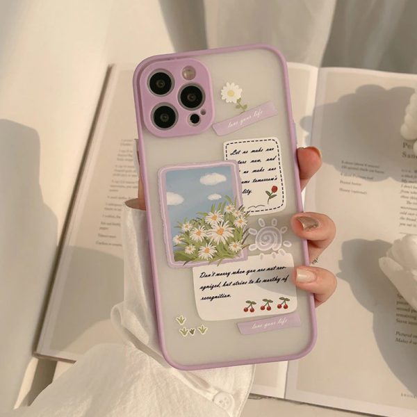 Purple Kawaii Aesthetic iPhone Case