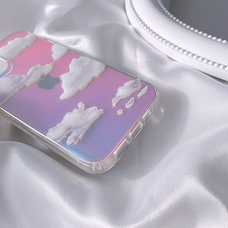 Holographic Clouds iPhone Case FinishifyStore