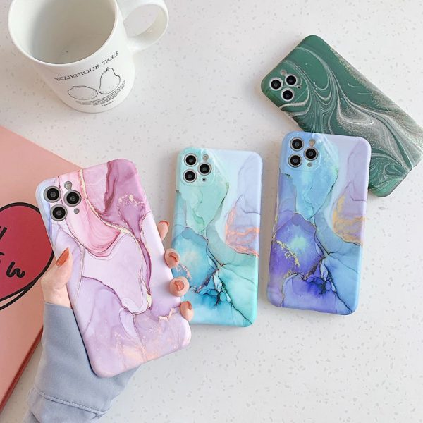 Colored Marble iPhone Cases - FinishifyStore