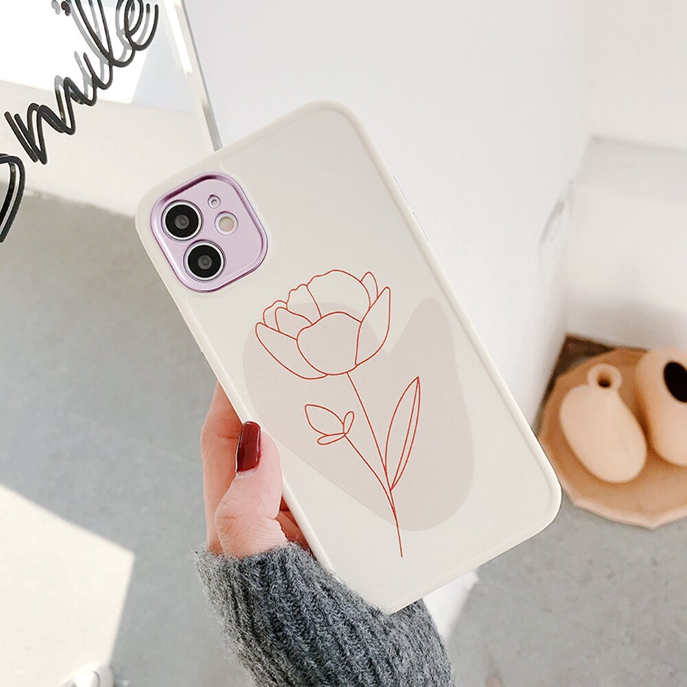 Floral Drawing iPhone 13 Case
