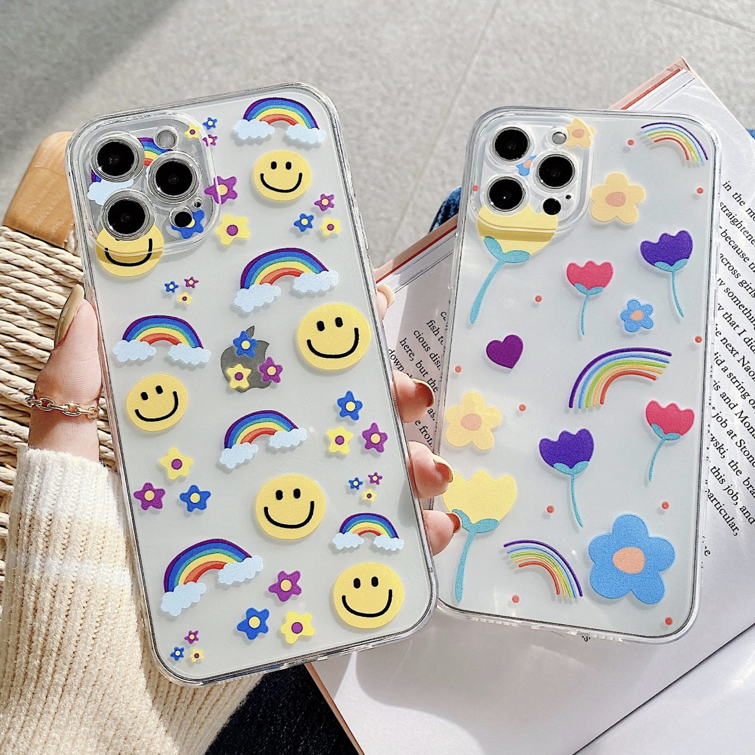 Smile & Rainbow iPhone Case | FinishifyStore