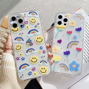 Smile & Rainbow iPhone Case