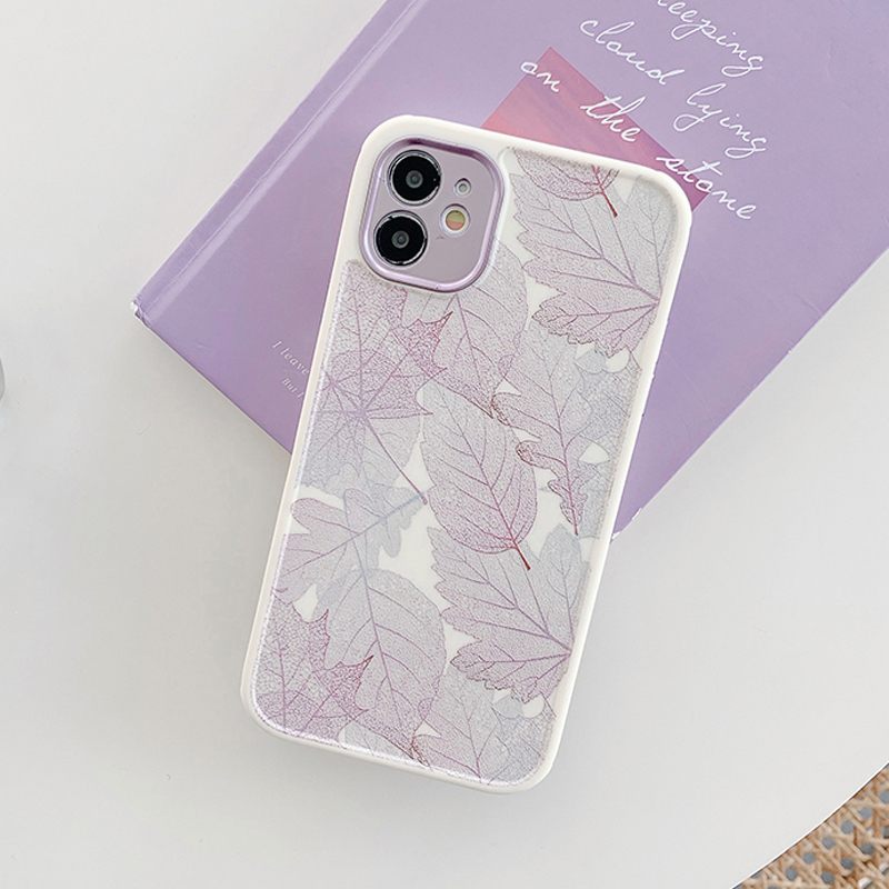 Watercolor Leaves Phone Case For iPhone